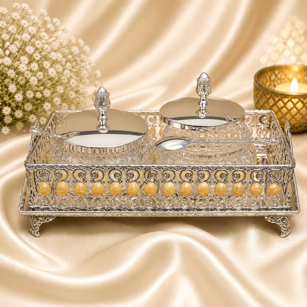 DOUBLE JAR FILIGREE SET