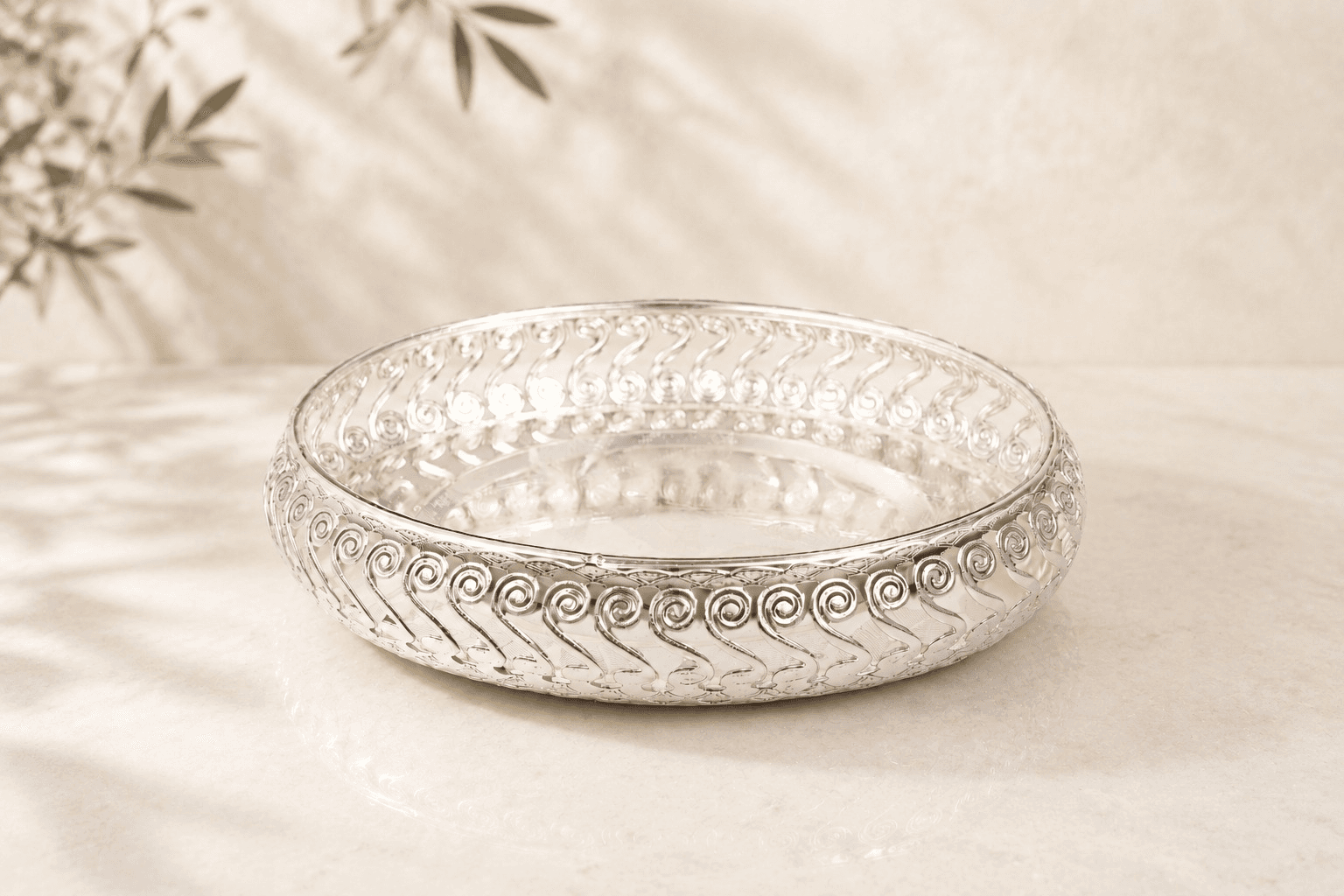 SILVER FILIGREE BOWL