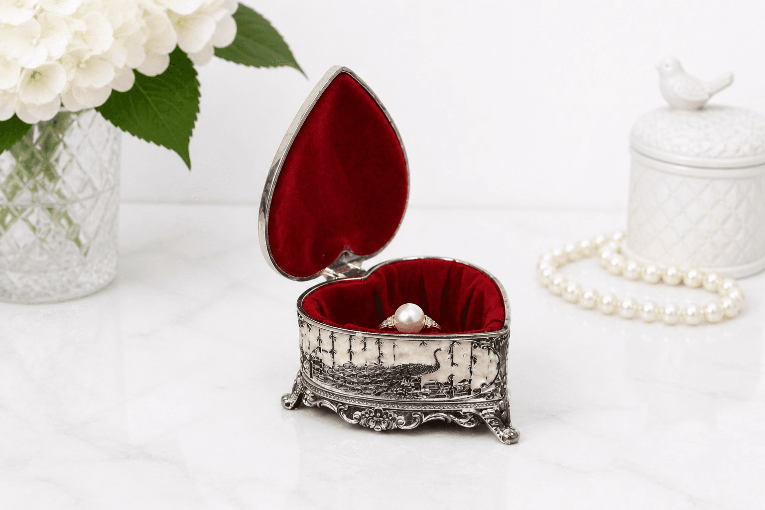 HEART JEWELLERY BOX