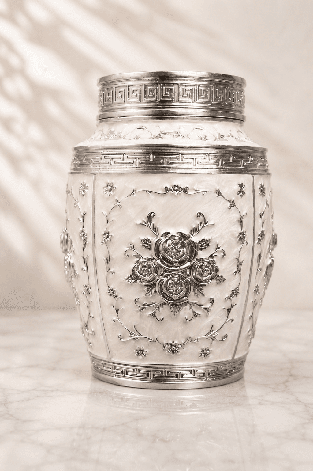 ROYAL FLORAL JAR