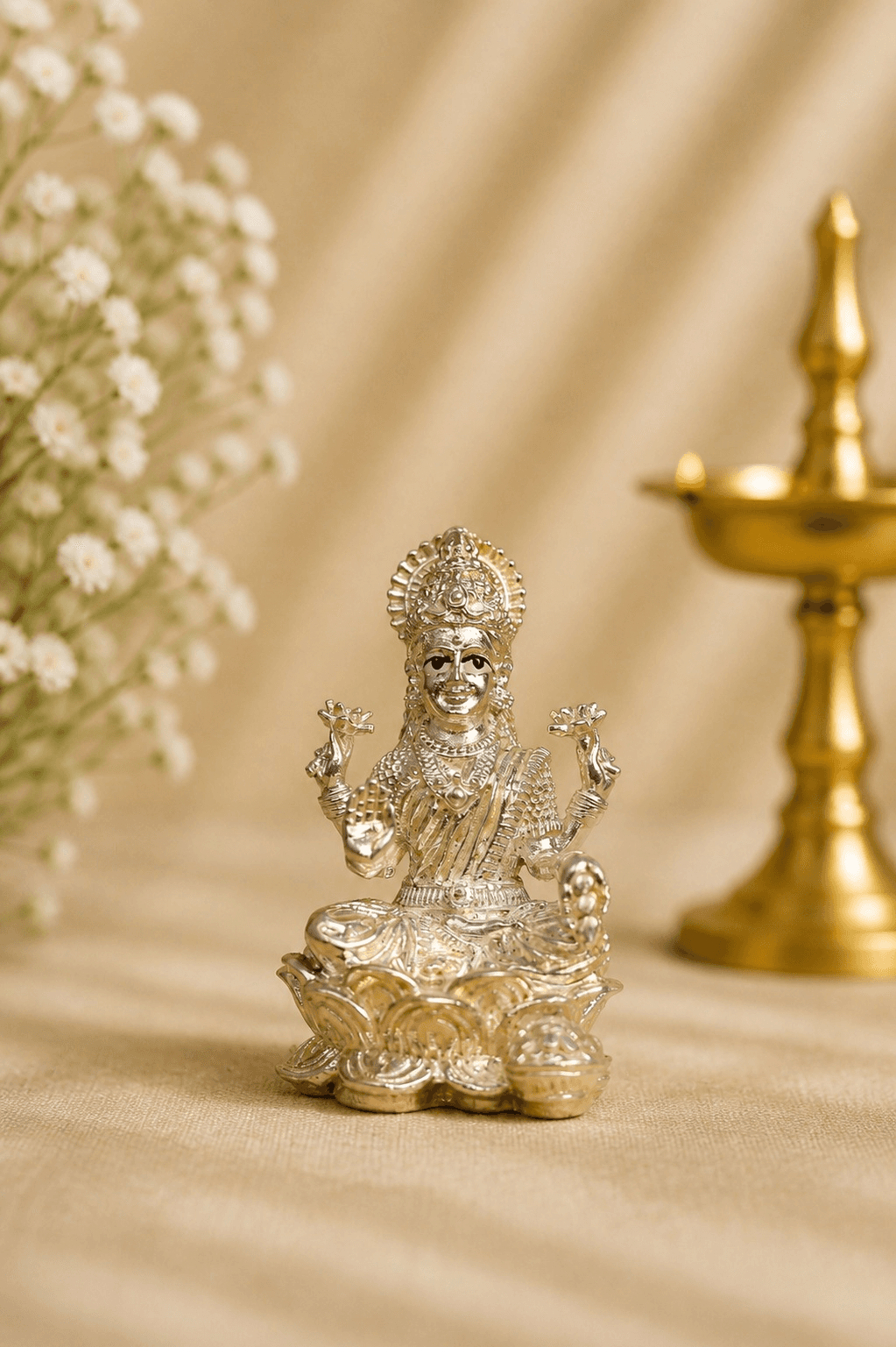 DIVINE LAKSHMI ON LOTUS