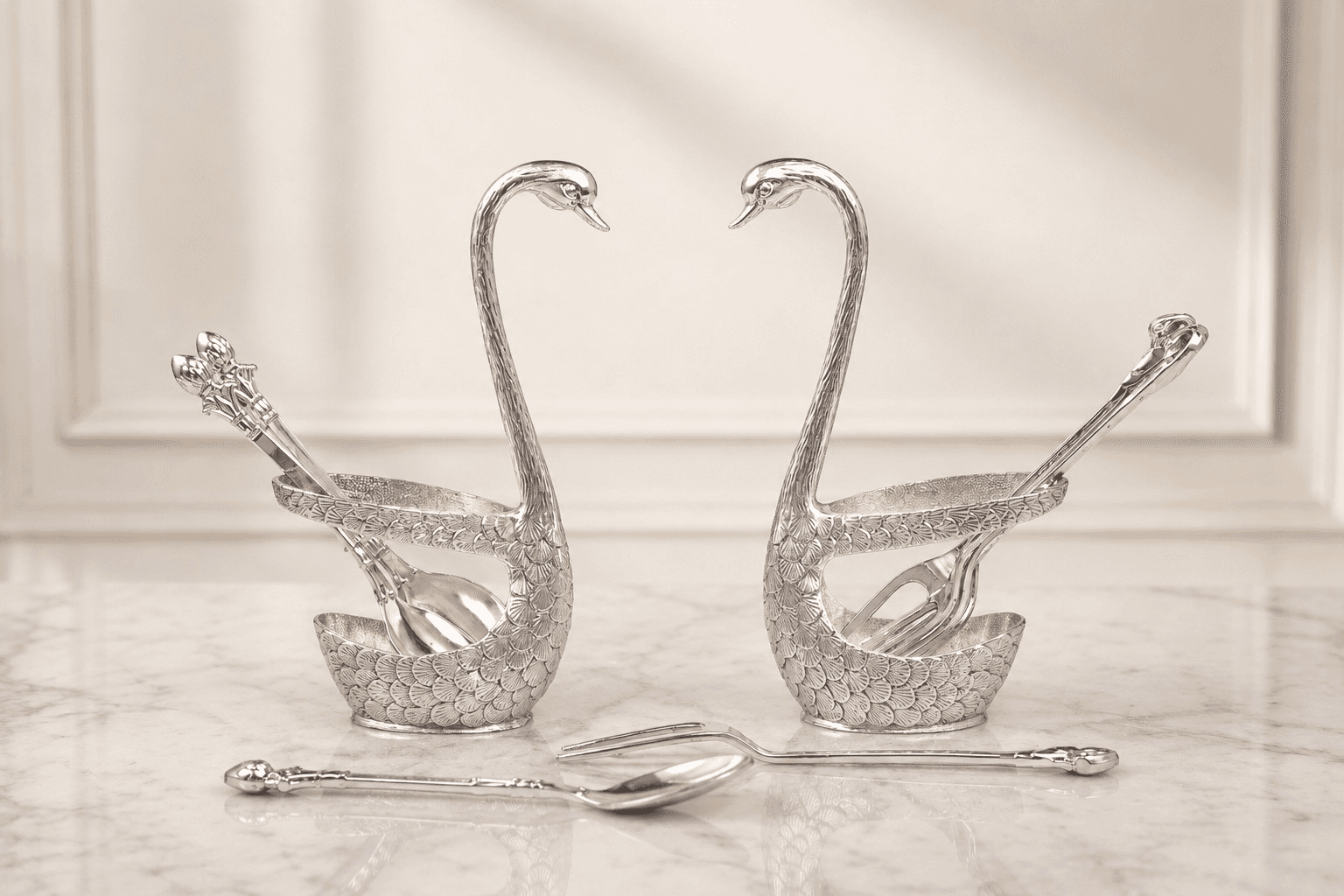 ROYAL SWAN CUTLERY HOLDER