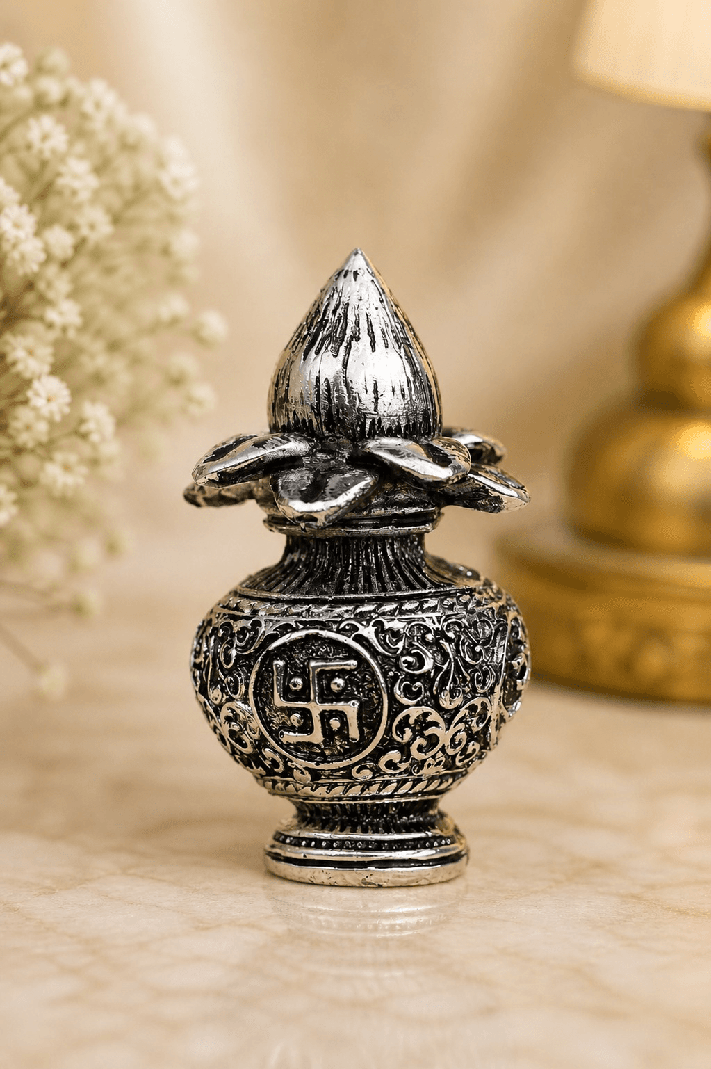 ORNATE SWASTIKA KALASH